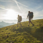 Zwei Wanderer in Österreich