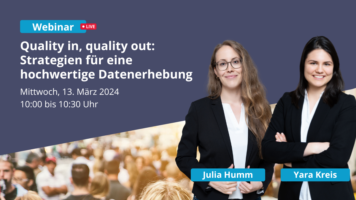 intervista-Webinar zu Strategien für hochwertige Datenerhebung