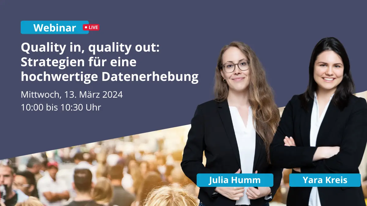 intervista-Webinar zu Strategien für hochwertige Datenerhebung